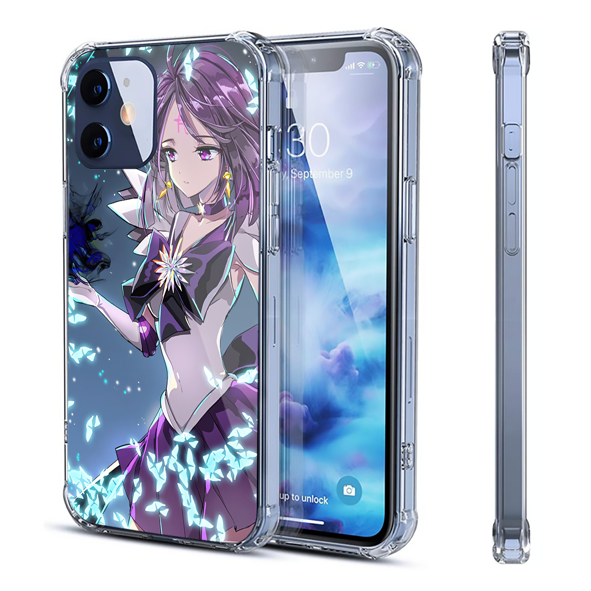 （画像用） 美少女戦士セーラームーン Sailor Moon 【iPhone 12シリーズ対応】透明スマホケース（クリアソフトケース）